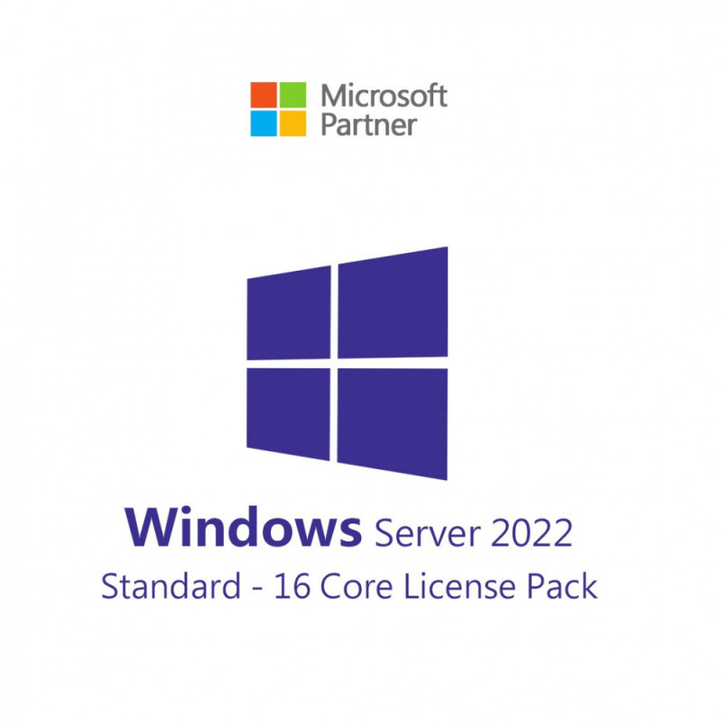 Windows Server 2022 Standard 16 Core License Pack Windows Server