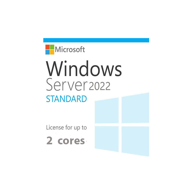 Windows Server 2022 Standard - 2 Core License Pack  Windows Server 