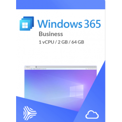 Windows 365 Business 1 vCPU, 2 GB, 64 GB (with Windows Hybrid Benefit)