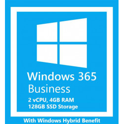 Windows 365 Business 2 vCPU, 4 GB, 128 GB (with Windows Hybrid Benefit)