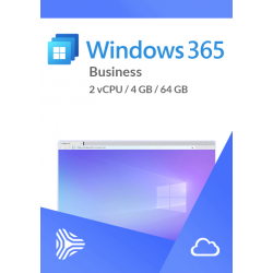 Windows 365 Business 2 vCPU, 4 GB, 64 GB